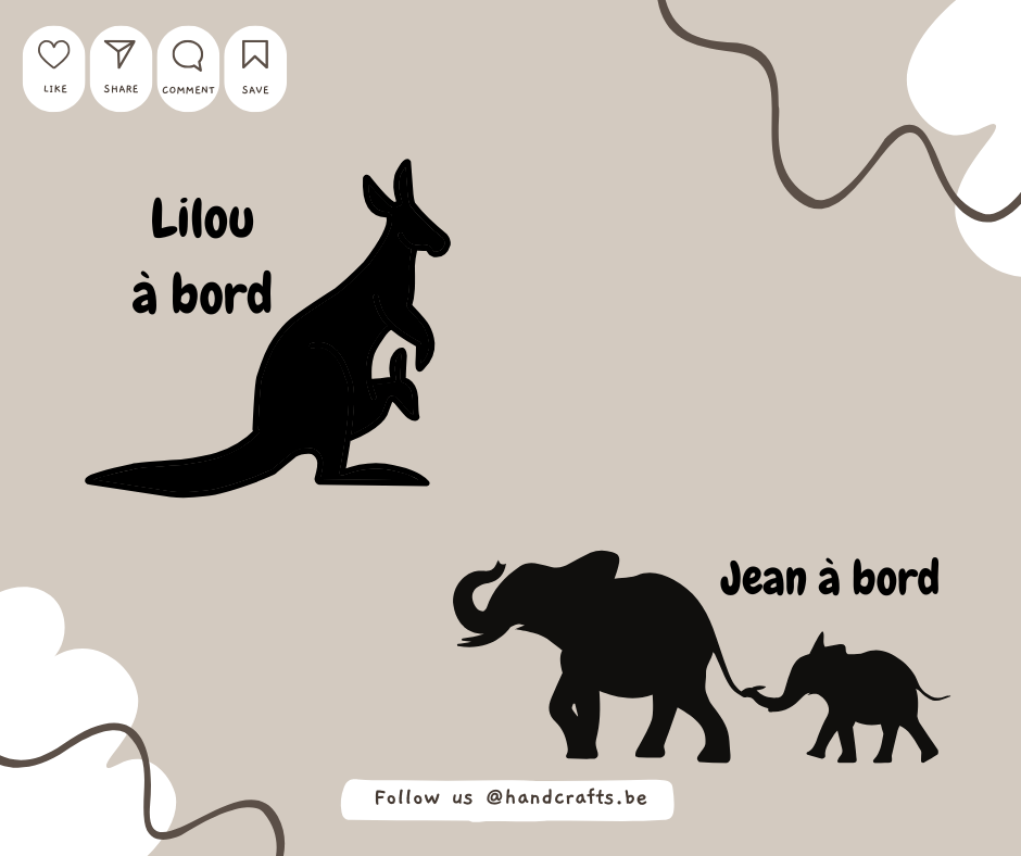 Autocollant vinyl - Enfants à bord